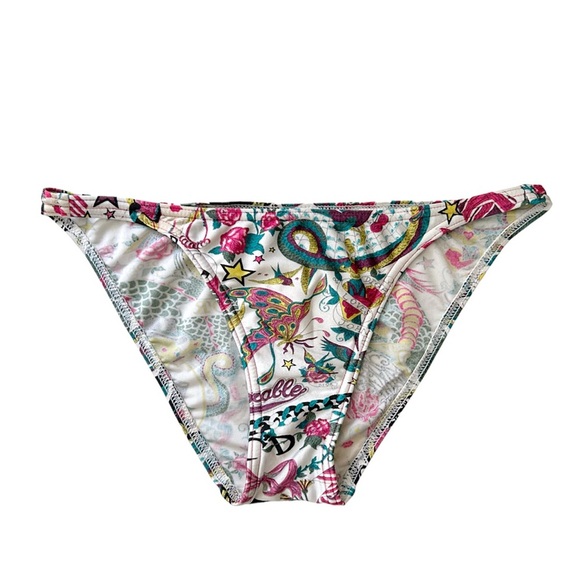 DIOR RARE VINTAGE Christian Dior SS 2004 John Galliano Tattoo Bikini (US 4) - Picture 3 of 10